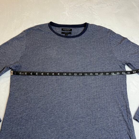 Banana Republic Men's Luxury Touch Crewneck Standard Fit Shirt Size L Cotton - Picture 6 of 9